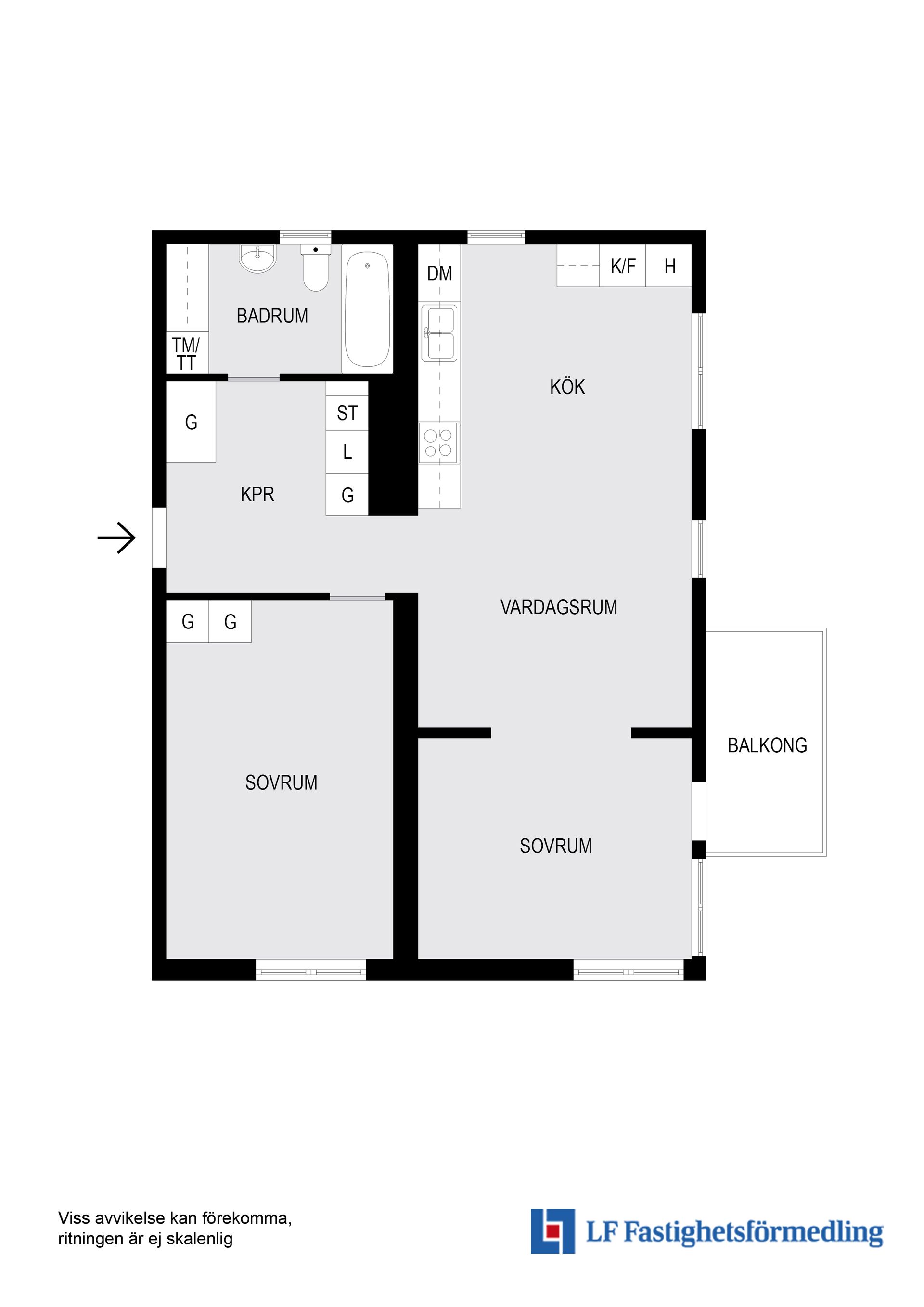 Bostadsrätt, Fogdevägen 45, Bagarmossen, Stockholm
