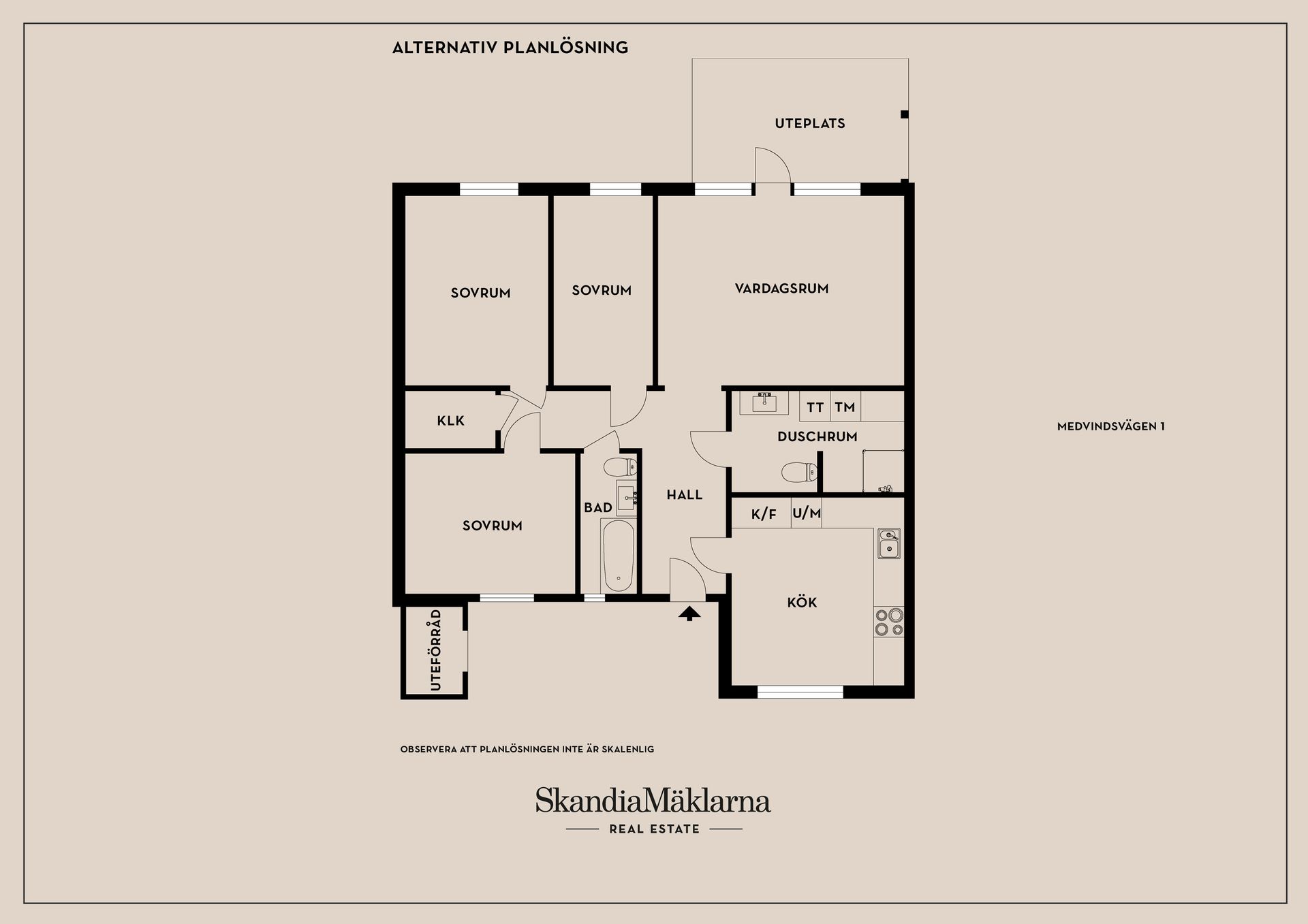 Bostadsrätt, Medvindsvägen 1, Tallboda, Linköping