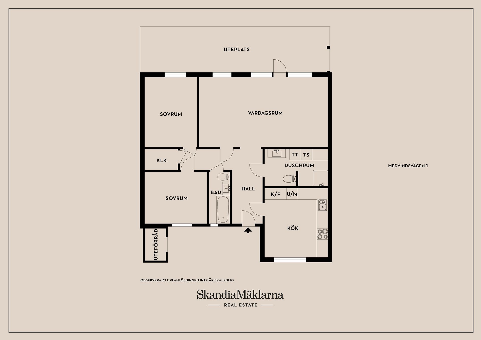 Bostadsrätt, Medvindsvägen 1, Tallboda, Linköping