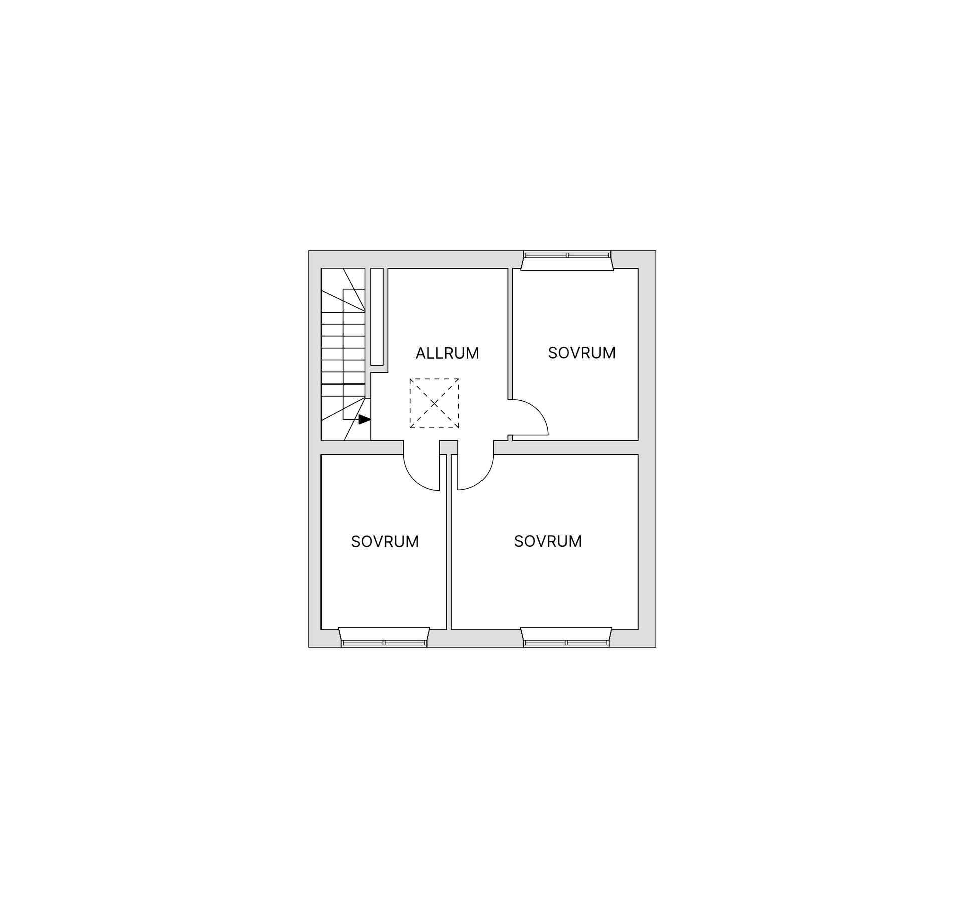 Radhus, Åkerhielms väg 24, Margretelund, Österåker