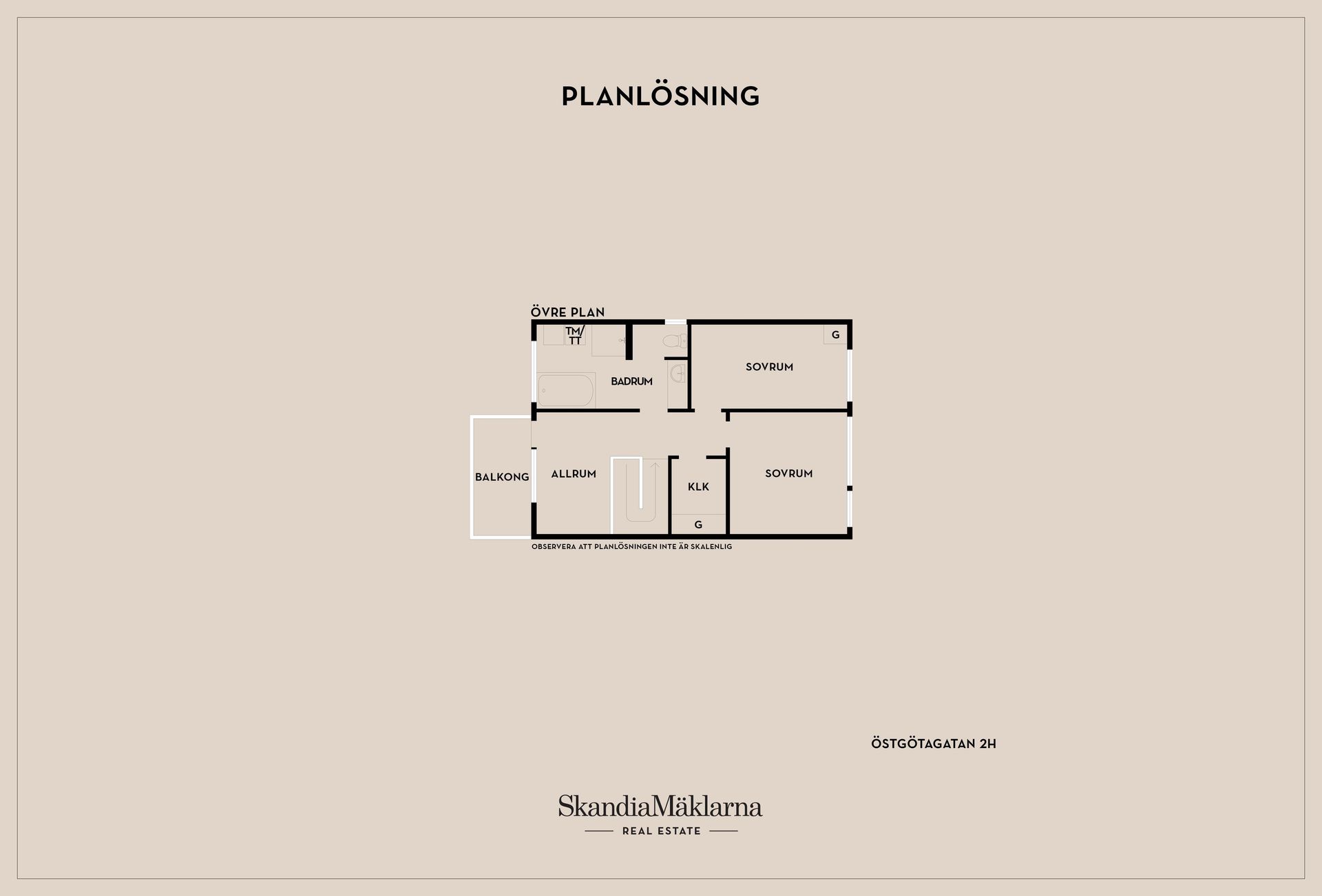 Radhus, Östgötagatan 2H, Brinken, Motala