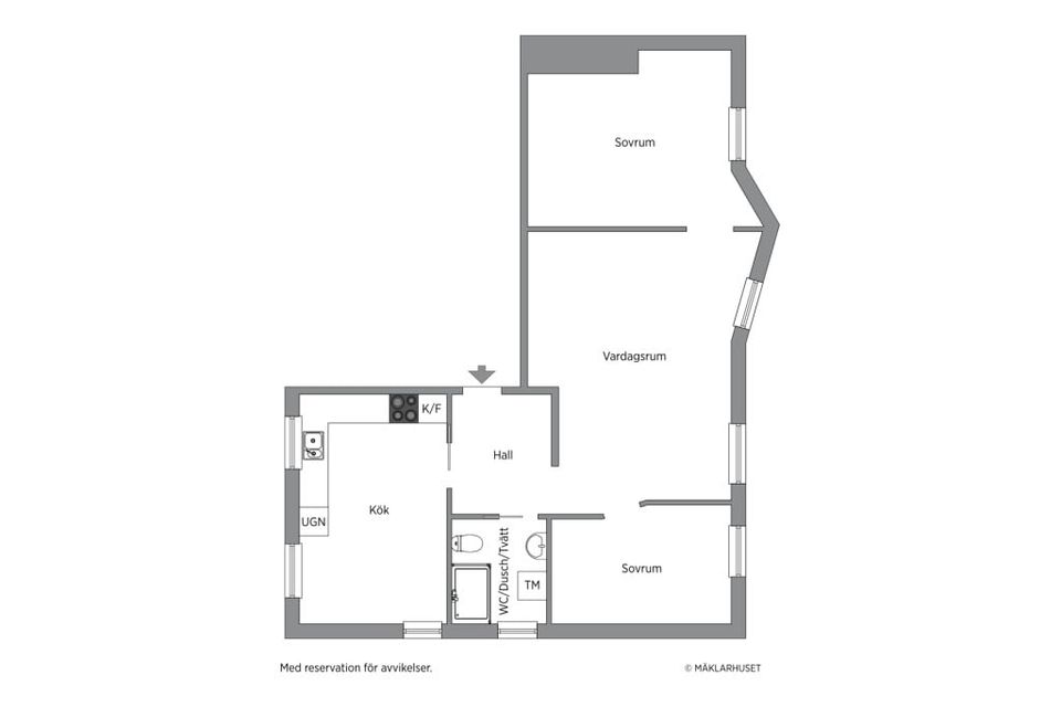 Bostadsrätt, Auroragatan 20A, Svartbäcken, Uppsala