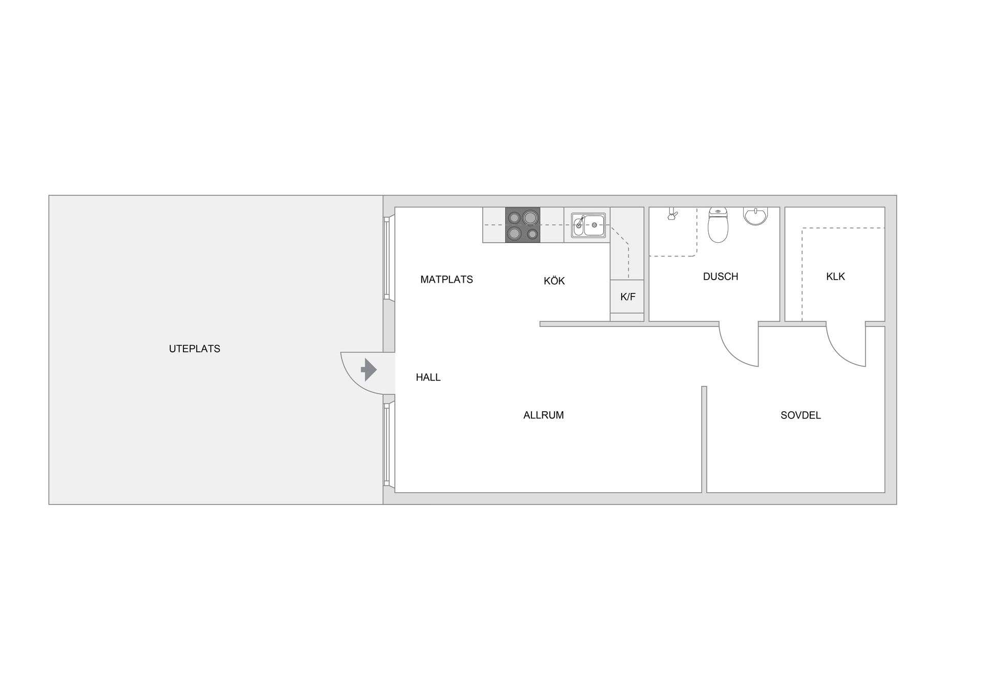 Bostadsrätt, Turbingränd 12, entréplan, Kallhäll, Järfälla