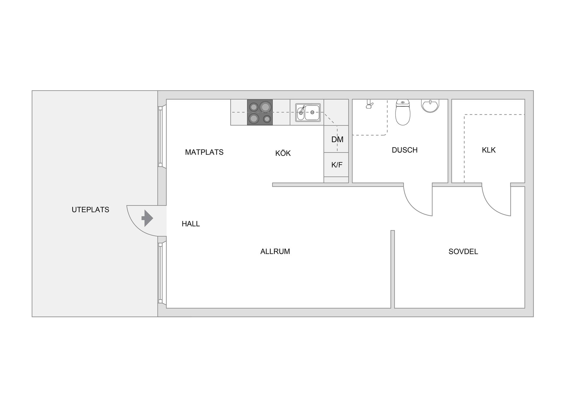 Bostadsrätt, Turbingränd 12, entréplan, Kallhäll, Järfälla