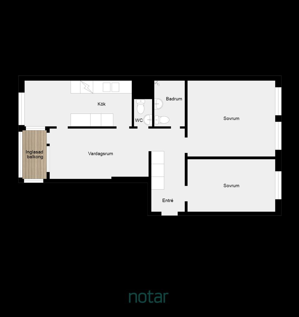 Bostadsrätt, Sunnanväg 6O, Klostergården, Lund