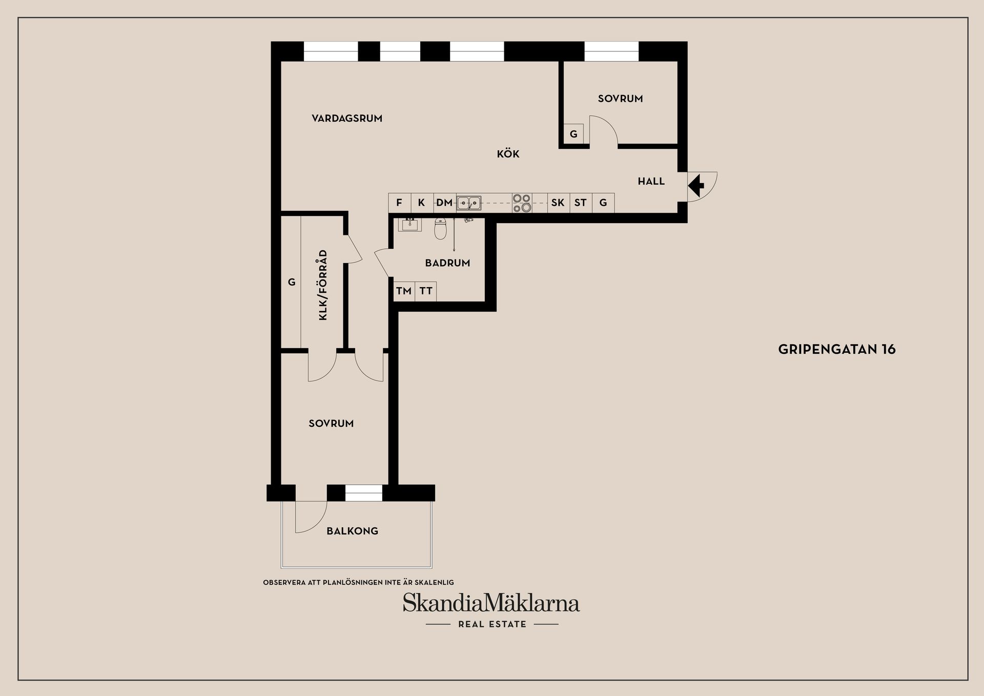 Bostadsrätt, Gripengatan 16, Barkarbystaden, Järfälla