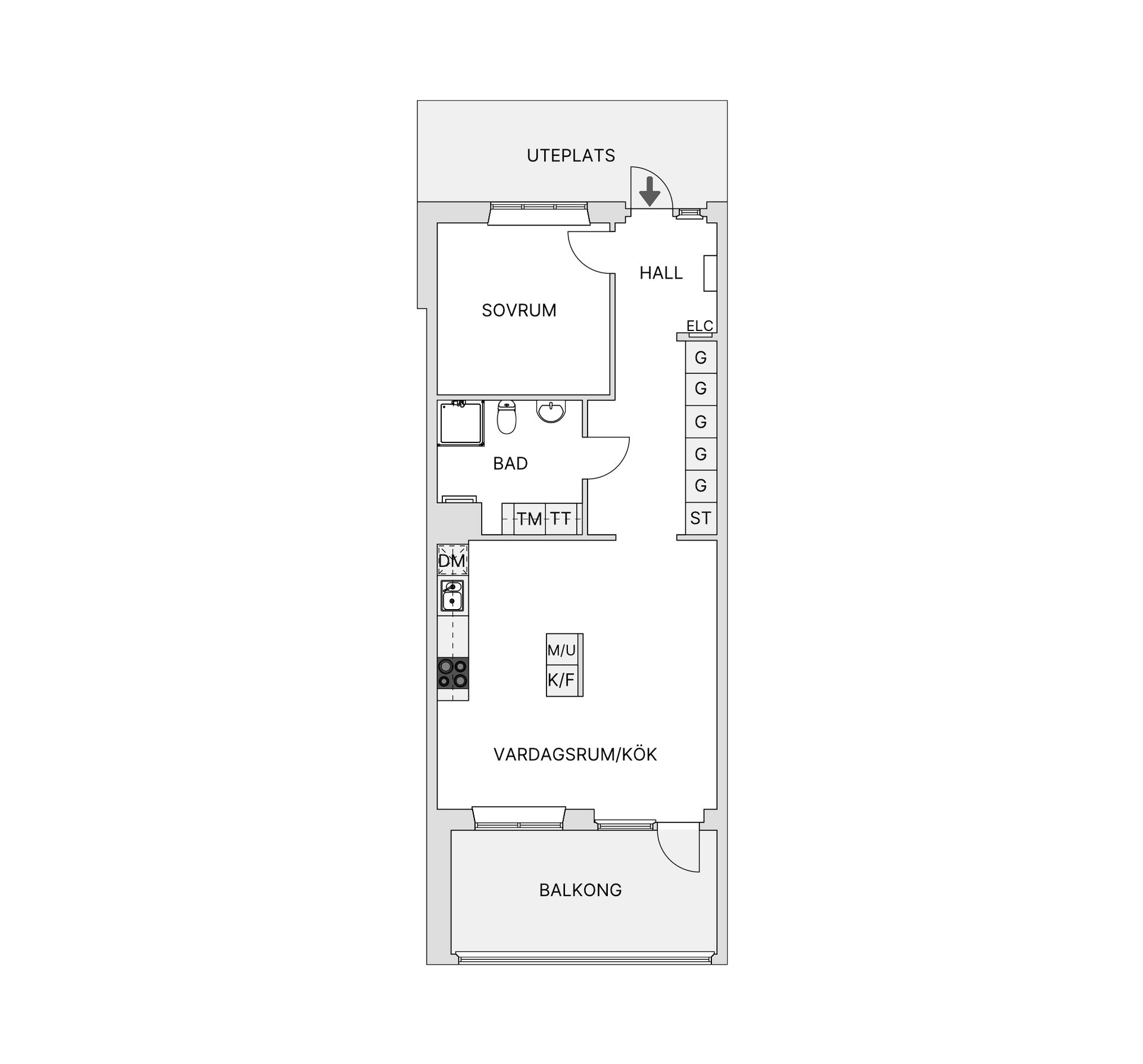 Bostadsrätt, Strandängsgatan 9E, Strandängen, Jönköping