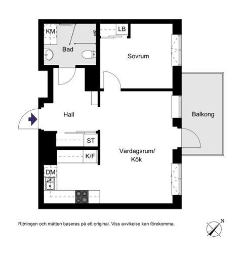 Bostadsrätt, Älvsjövägen 40, vån 1, Älvsjö, Stockholm