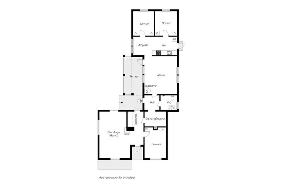 Villa, Slånbärsstigen 6, Ugglarp, Falkenberg