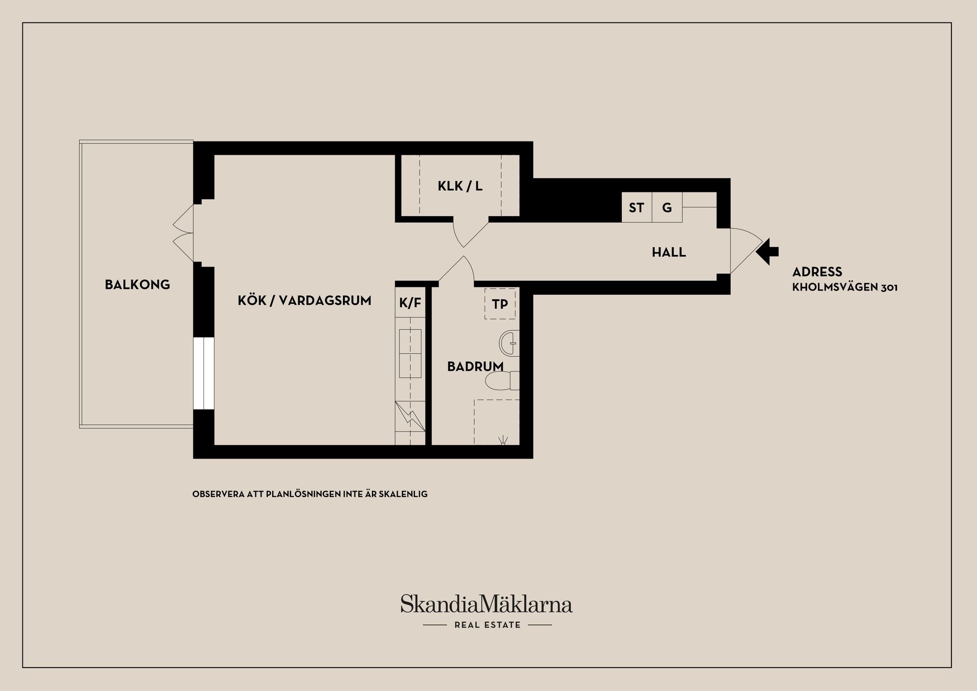 Bostadsrätt, Ekholmsvägen 301, Skärholmen, Stockholm