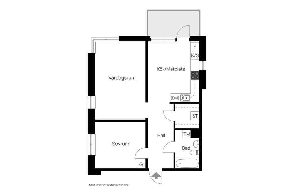 Bostadsrätt, Västra Långgatan 2, Fjugesta, Lekeberg