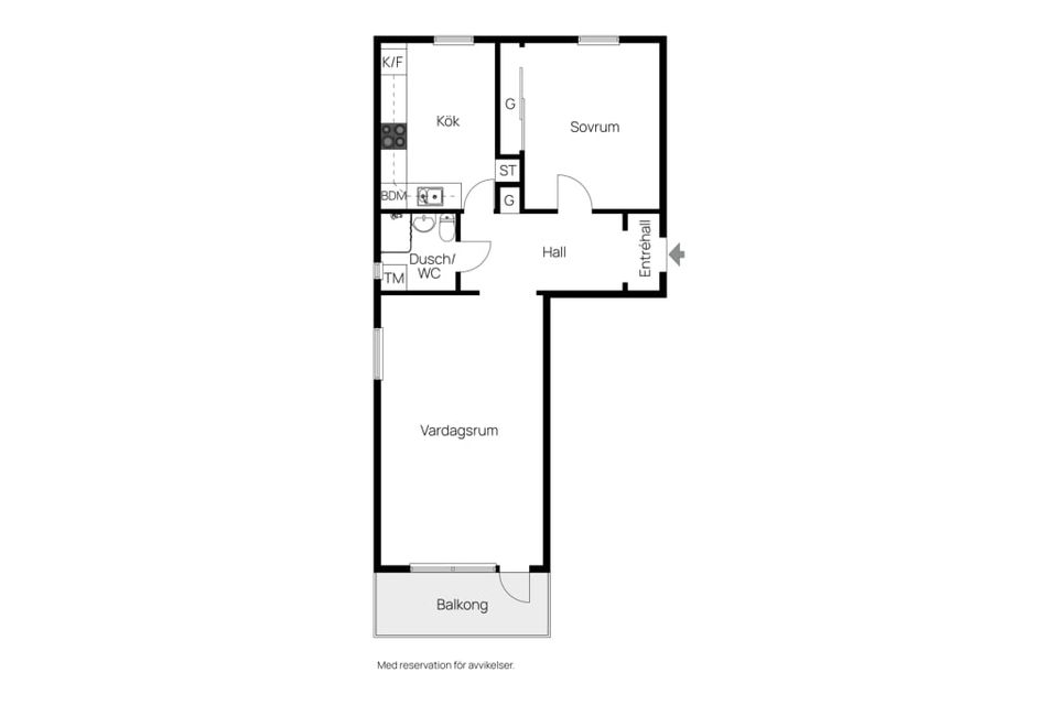 Bostadsrätt, Bondskogsvägen 39c, Lgh 1103, Hagaberg, Lindesberg