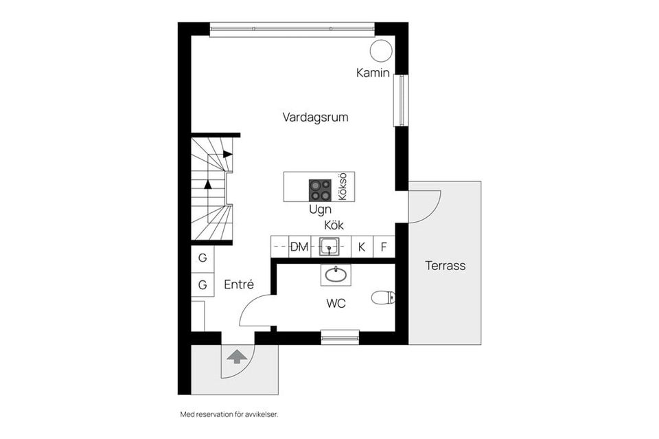 Radhus, Årevägen 62C, Åre by, Åre