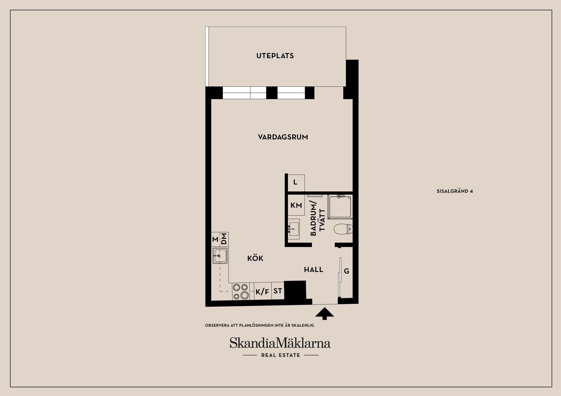 Bostadsrätt, Sisalgränd 4, Valla, Linköping