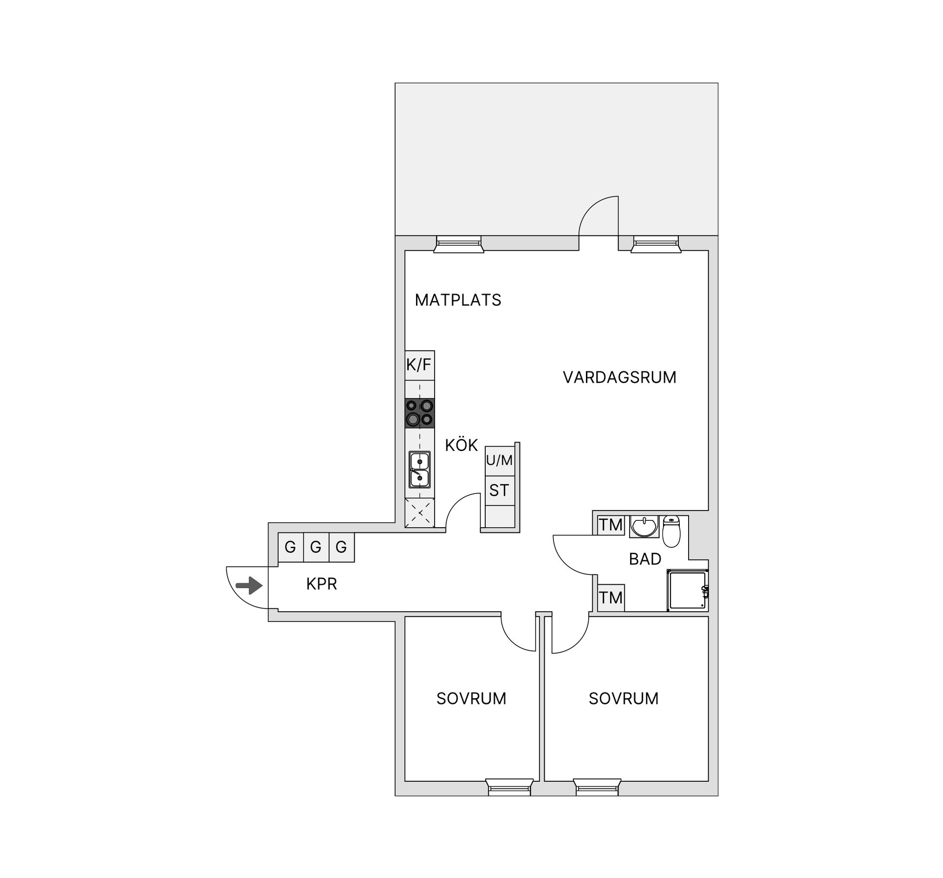Bostadsrätt, Svågertorpsvägen 31, Lindeborg, Malmö