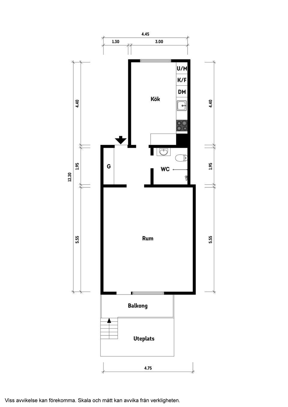 Bostadsrätt, Batterigatan 4C, Gamlestaden, Göteborg