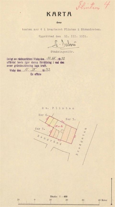 Villa, Bredgatan 7, Visby innerstad, Gotland