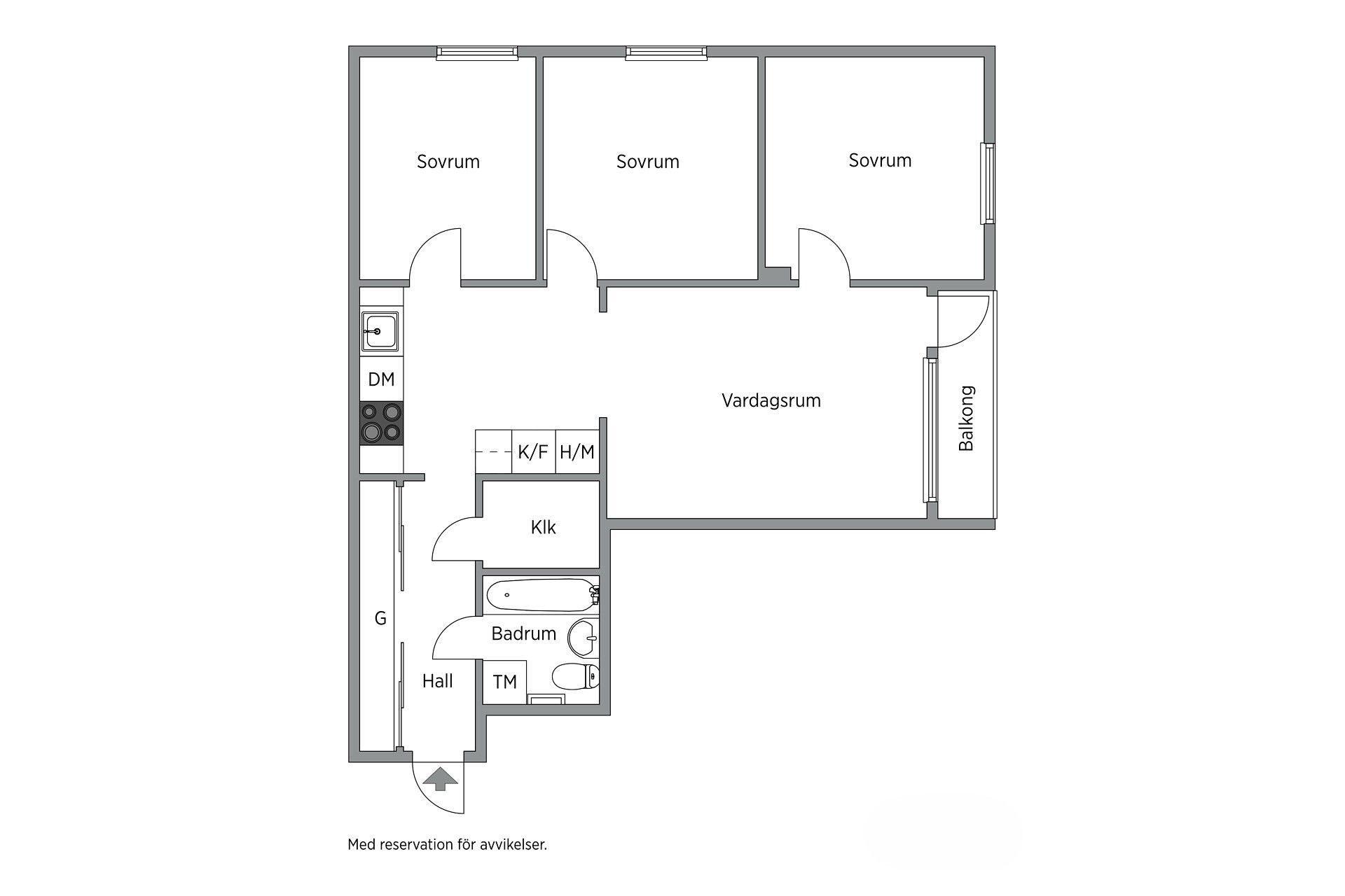 Bostadsrätt, Ringvägen 10, 1 tr, Kungsängen centrum, Upplands-Bro
