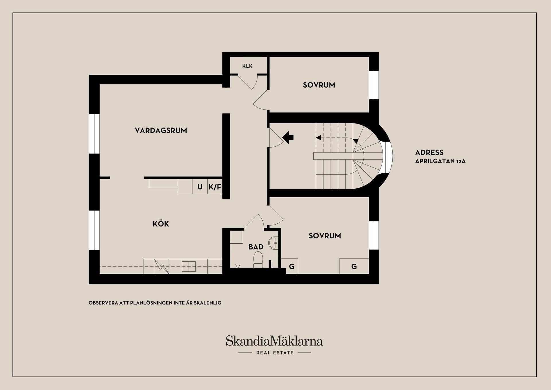 Bostadsrätt, Aprilgatan 12A, Midsommarkransen, Stockholm