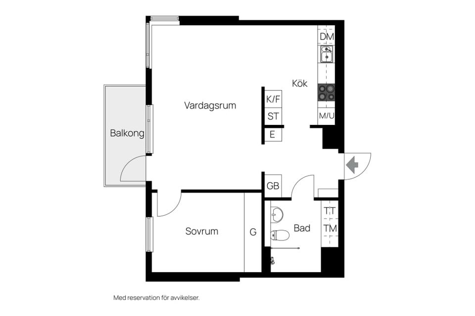 Bostadsrätt, Fartygsgatan 8, Hammarby Sjöstad, Stockholm