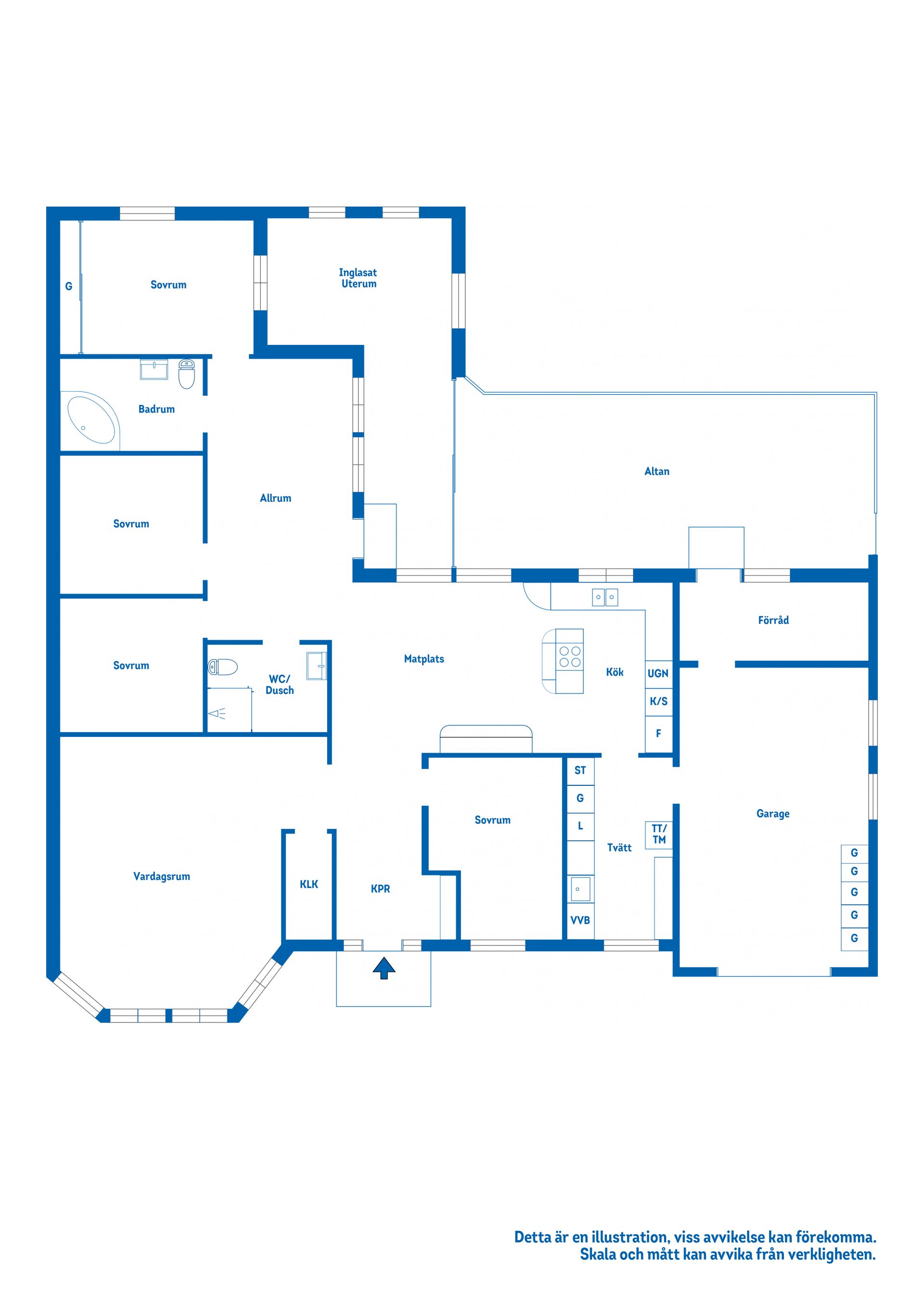 Villa, Fridhemsvägen 1, Brogetorp, Flen