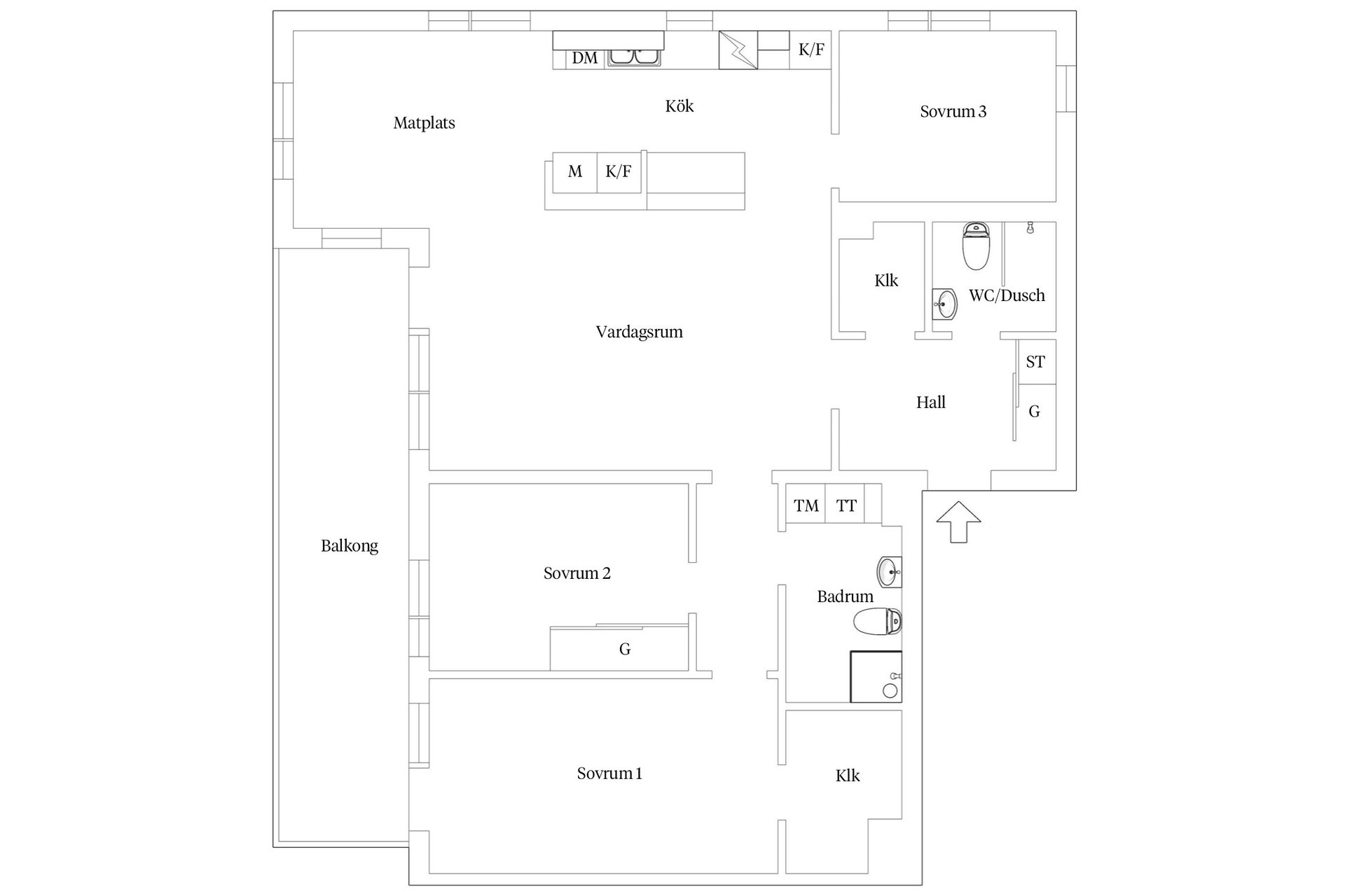 Bostadsrätt, Kuttervägen 8, Näsbypark, Täby