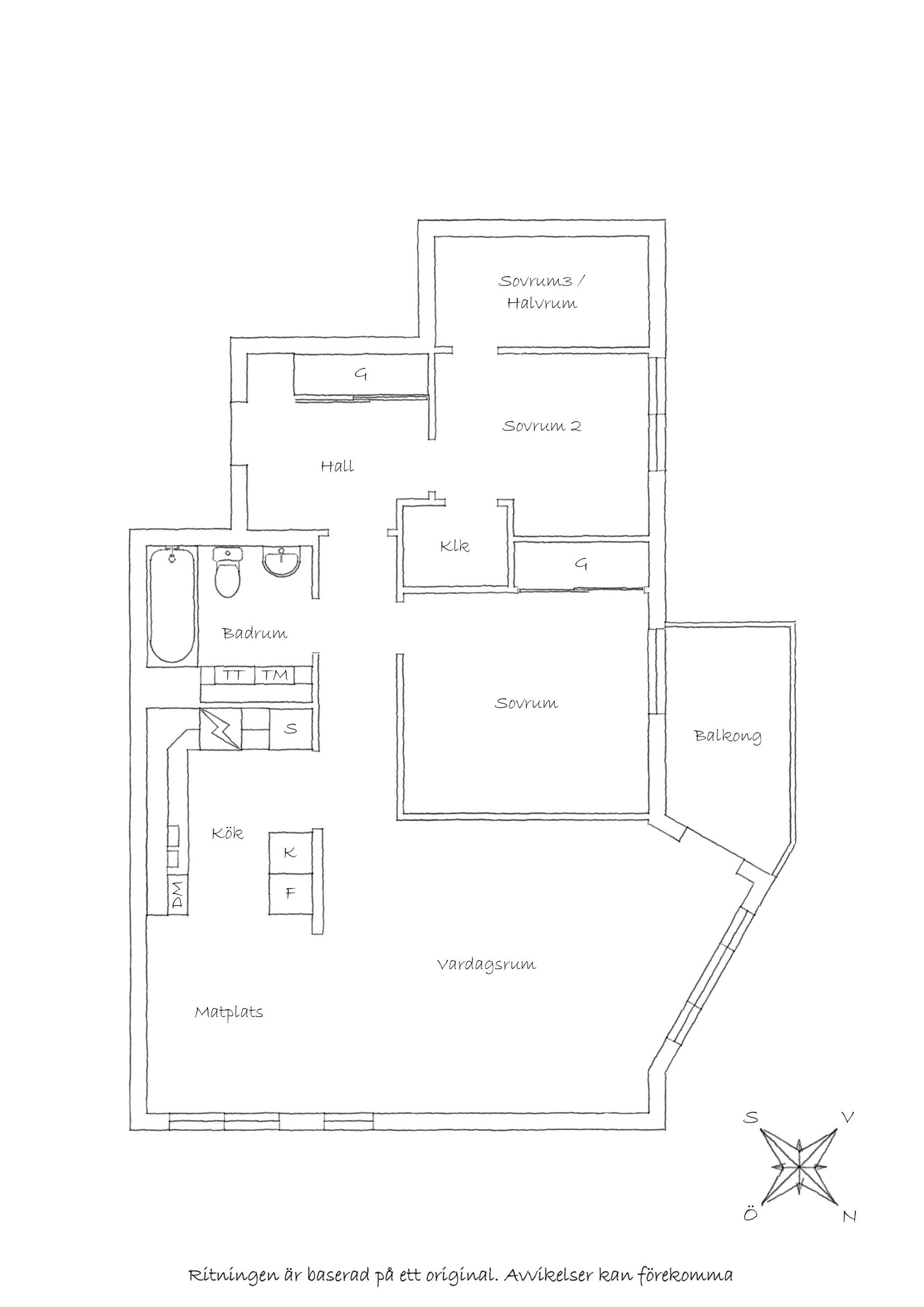 Bostadsrätt, Polhemsgatan 4, Rickomberga, Uppsala