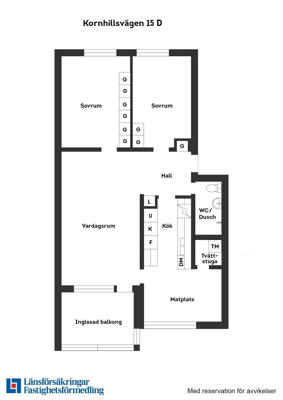 Bostadsrätt, KORNHILLSVÄGEN 15 D, Vallås, Halmstad