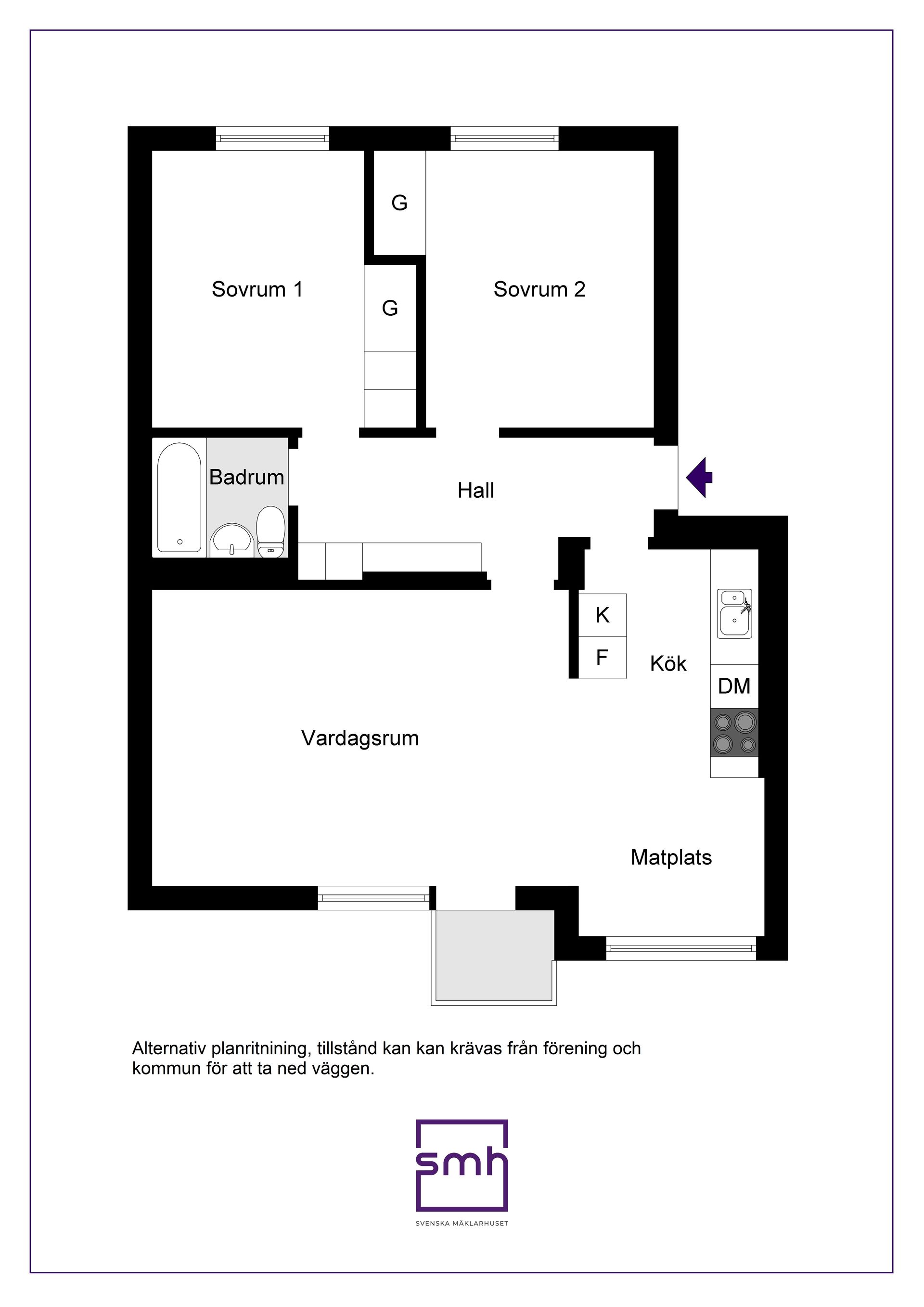 Bostadsrätt, Valutavägen 35, Hägerstensåsen, Stockholm