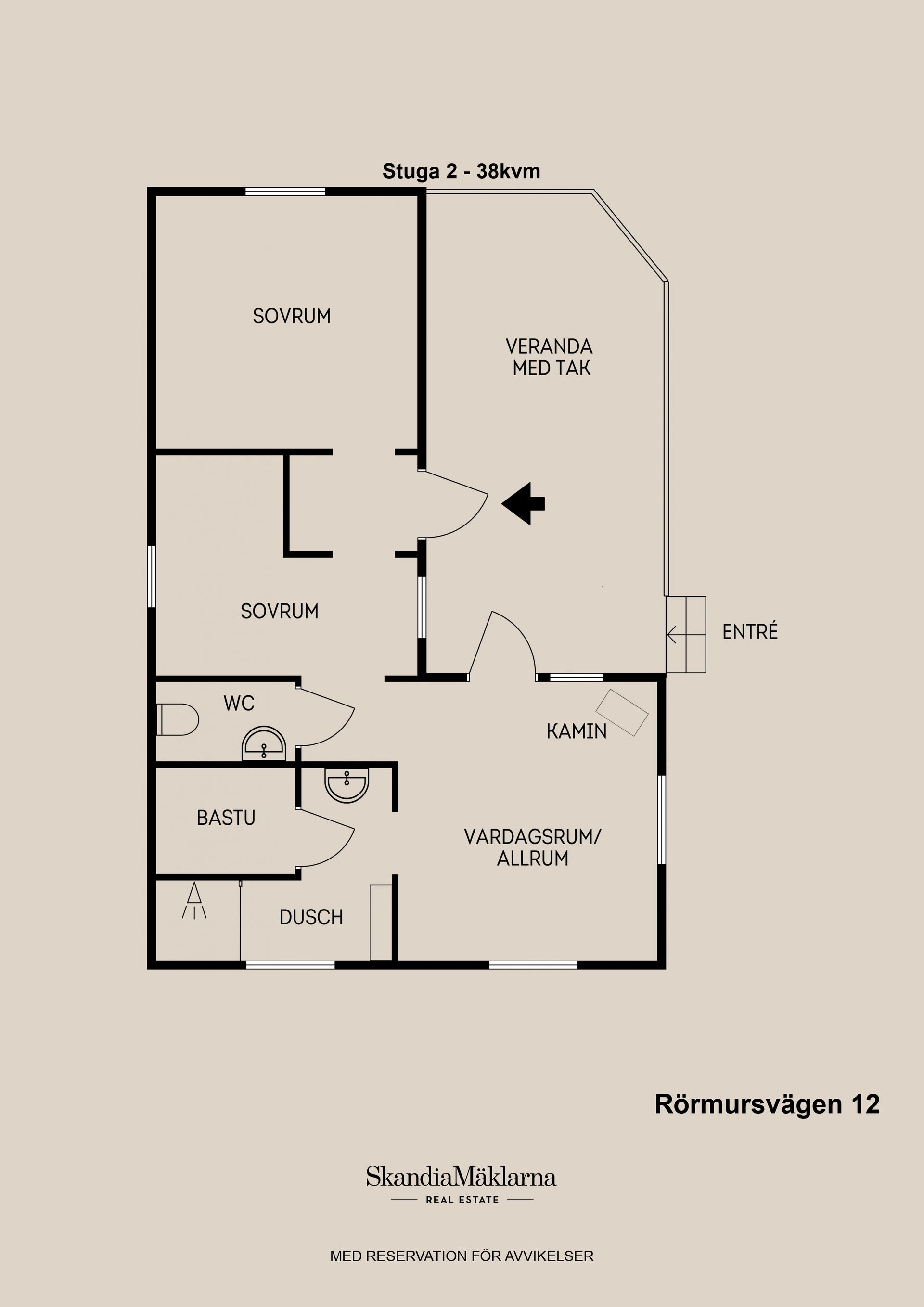 Fritidshus, Rörmursvägen 12, Axmar, Gävle