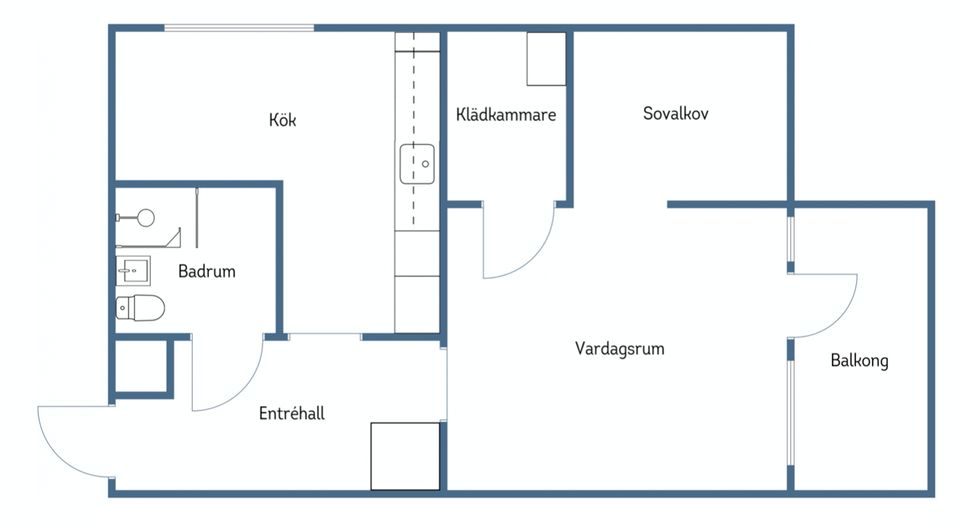 Bostadsrätt, Sveagatan 8B, Norrmalm, Skövde