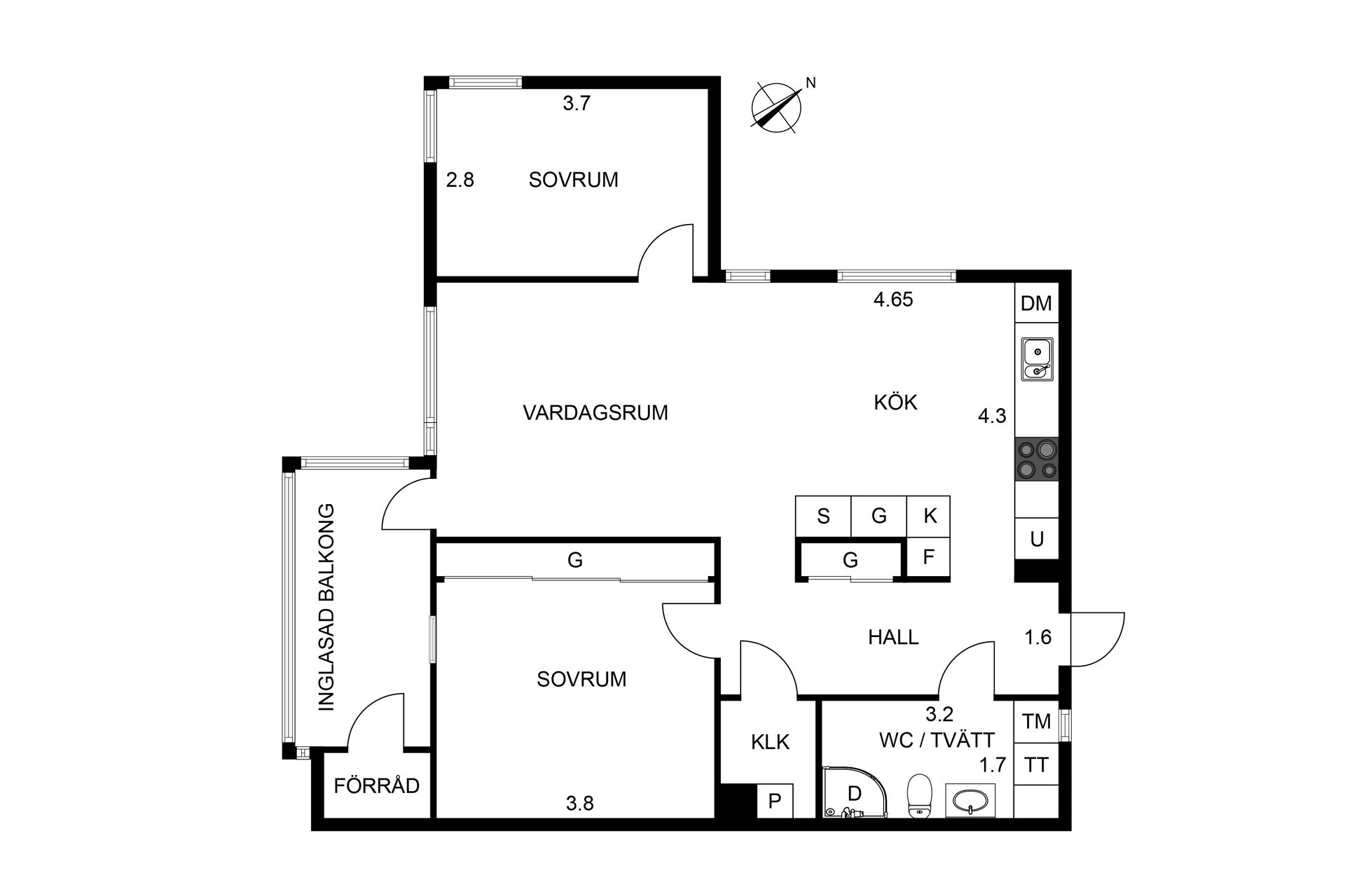 Bostadsrätt, Bryggvägen 3C, Korseberg, Vänersborg