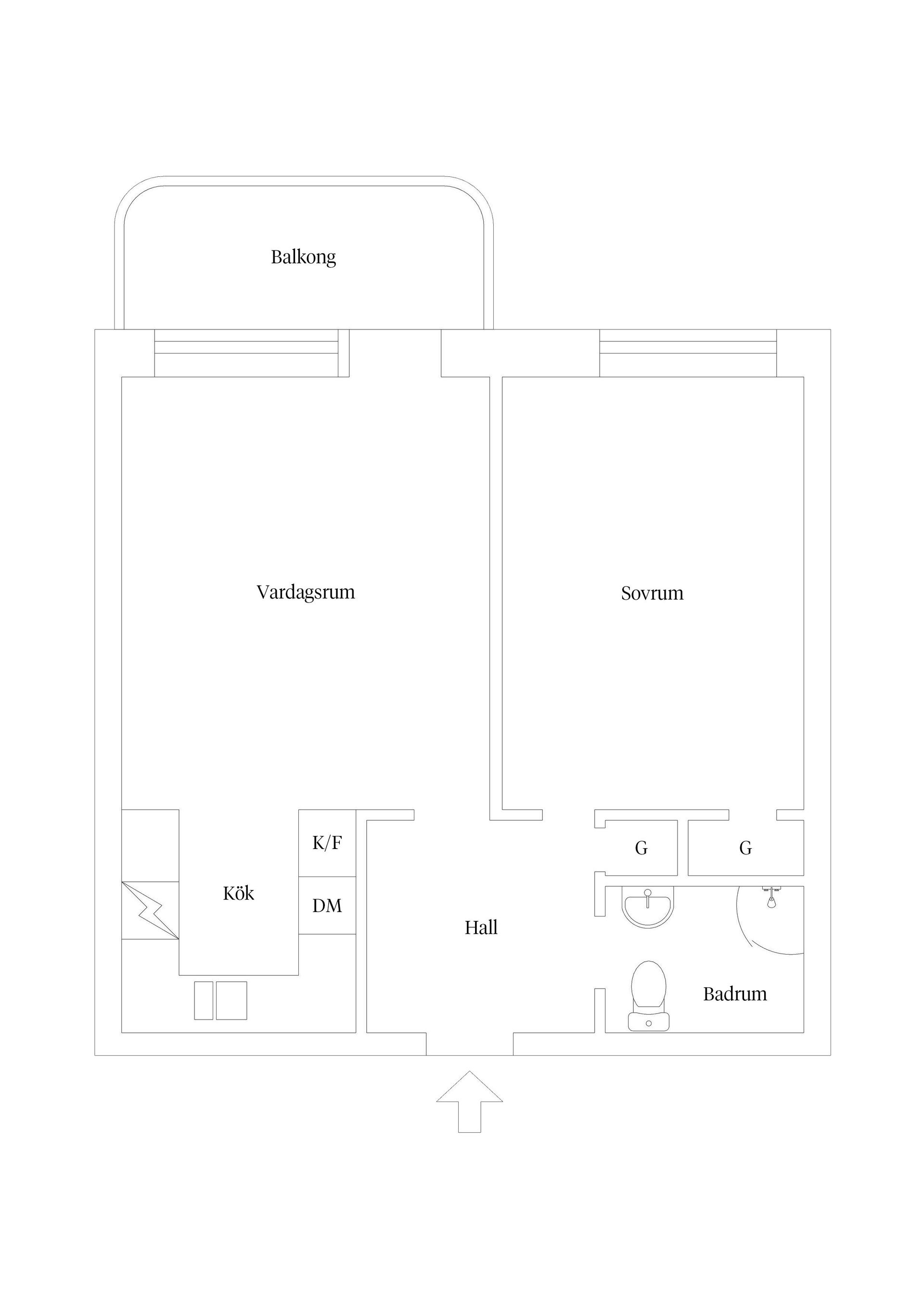 Bostadsrätt, Börjegatan 3B, Främre Luthagen, Uppsala