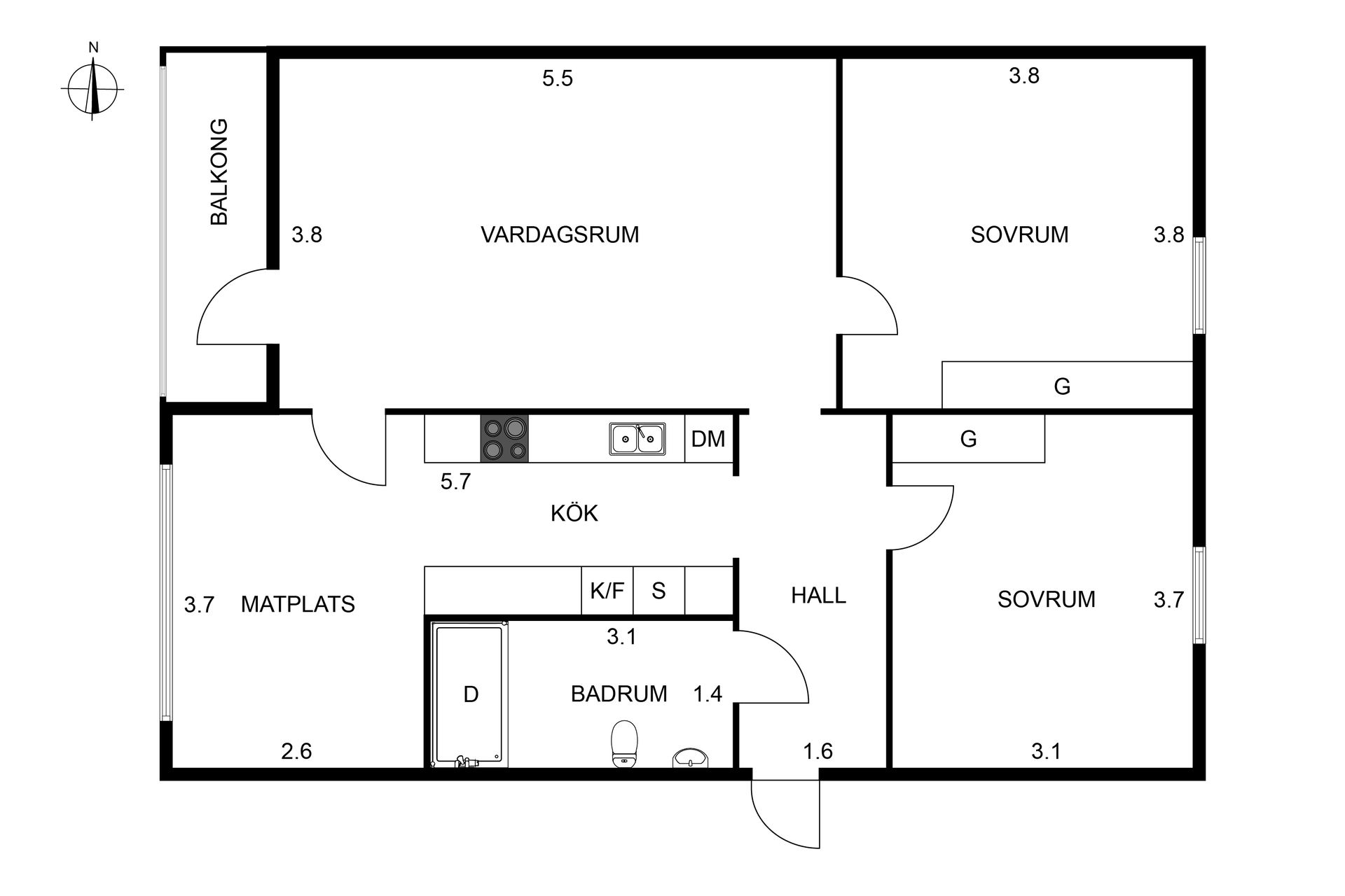 Bostadsrätt, Flanaden 98, Torpa, Vänersborg