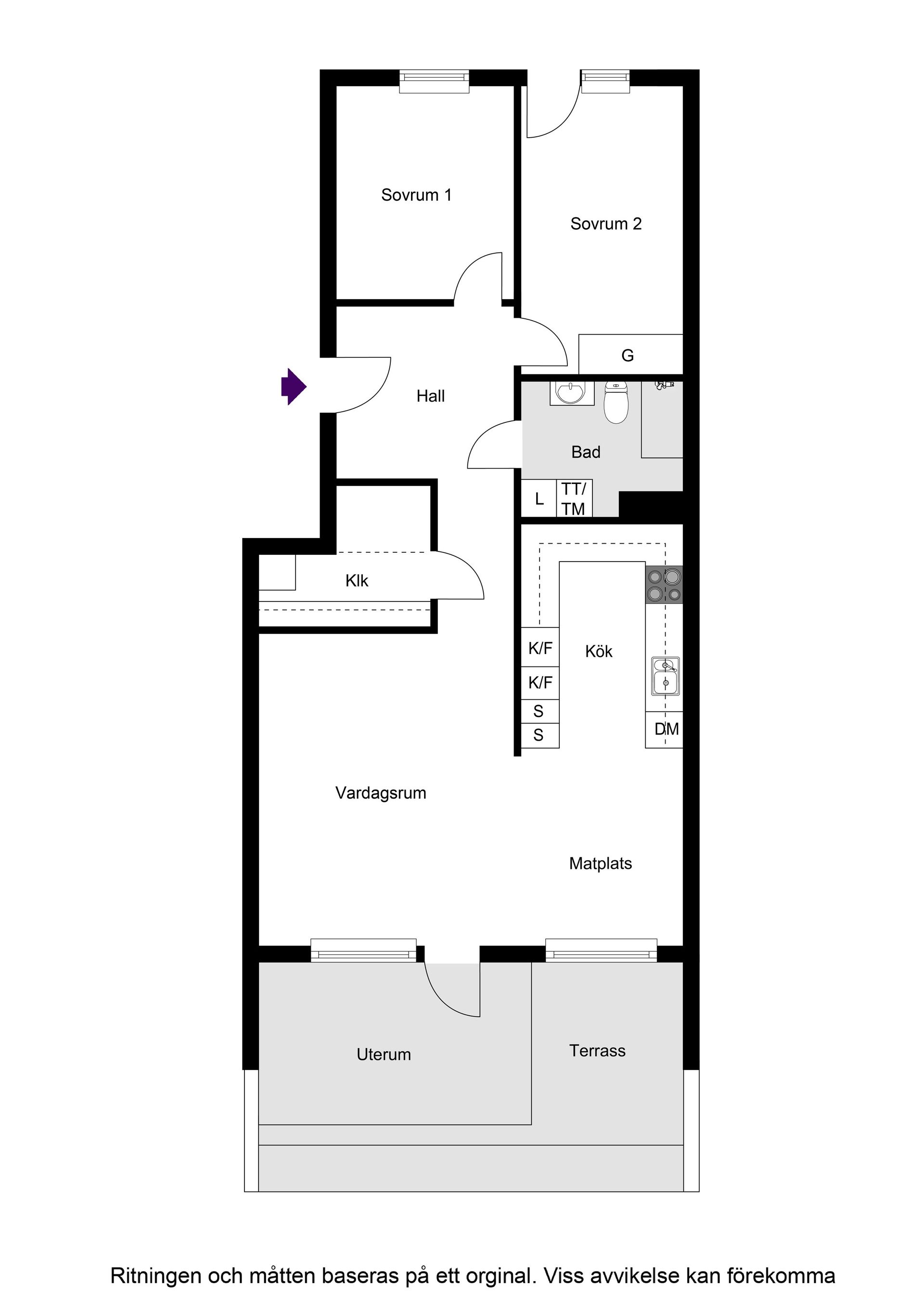 Bostadsrätt, Teknikvägen 77, Kallhäll, Järfälla
