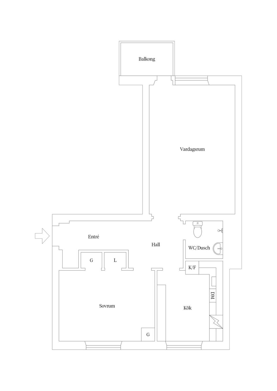 Bostadsrätt, Stensövägen 7B, Bremerlyckan, Kalmar