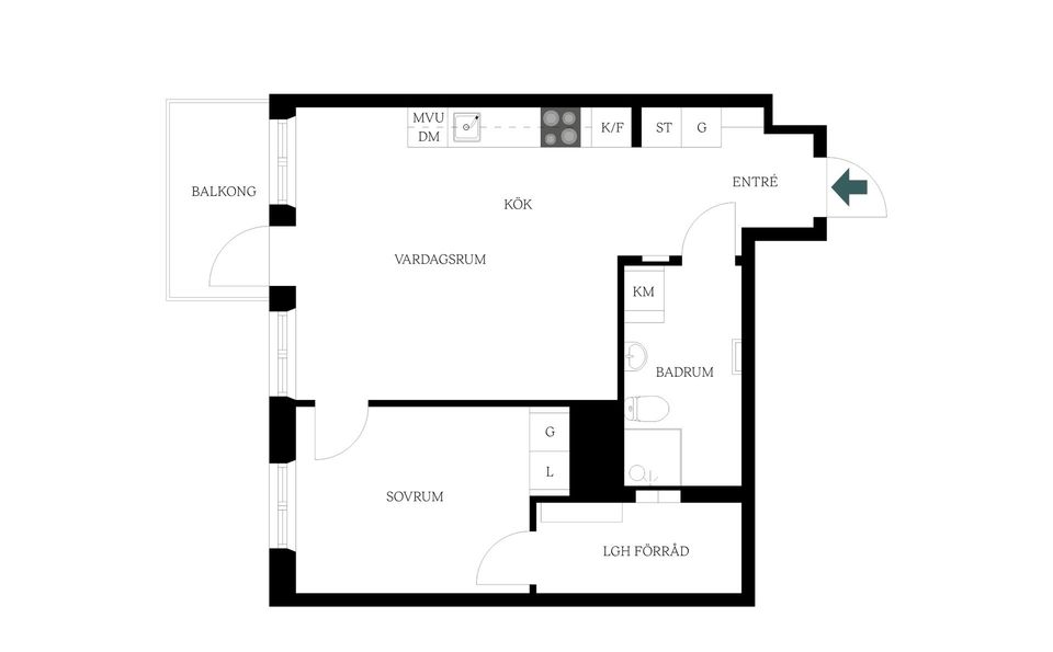 Bostadsrätt, Sjupundsgatan 43, Högsbohöjd, Göteborg