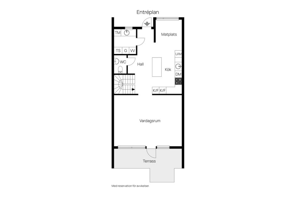Radhus, Hyttgatan 39 L, Centrum, Sala