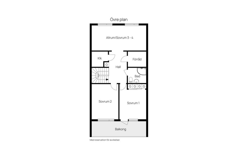 Radhus, Hyttgatan 39 L, Centrum, Sala