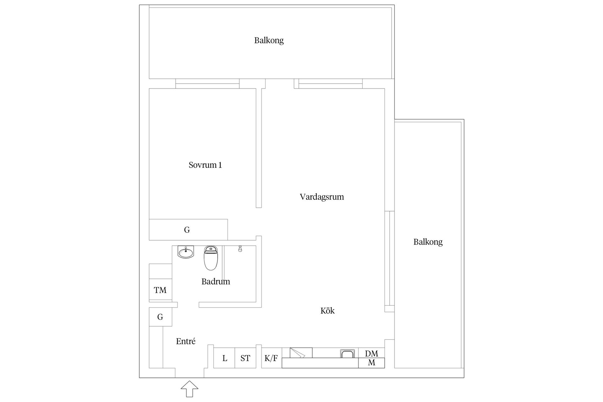 Bostadsrätt, Mariehällsvägen 30D, Bromma - Mariehäll, Stockholm