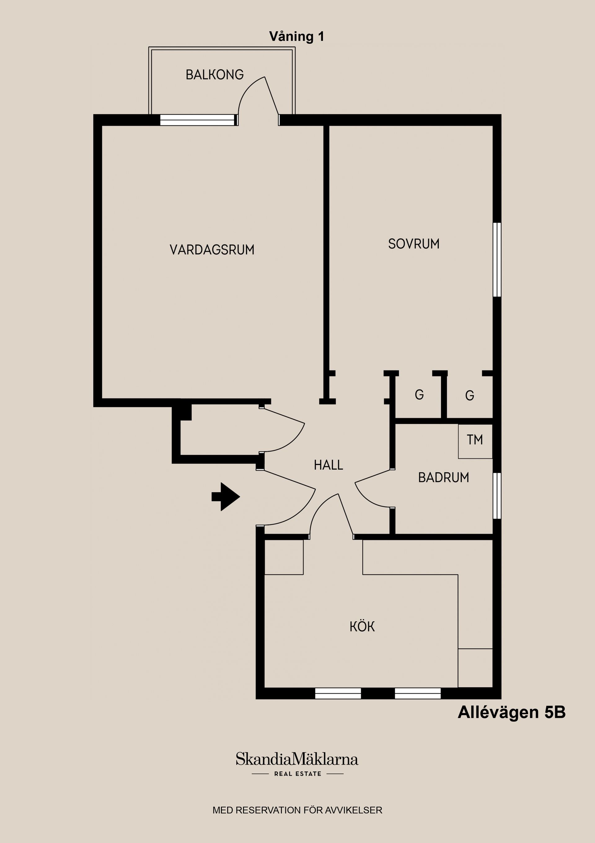 Bostadsrätt, Allévägen 5B, Barrsätra, Sandviken