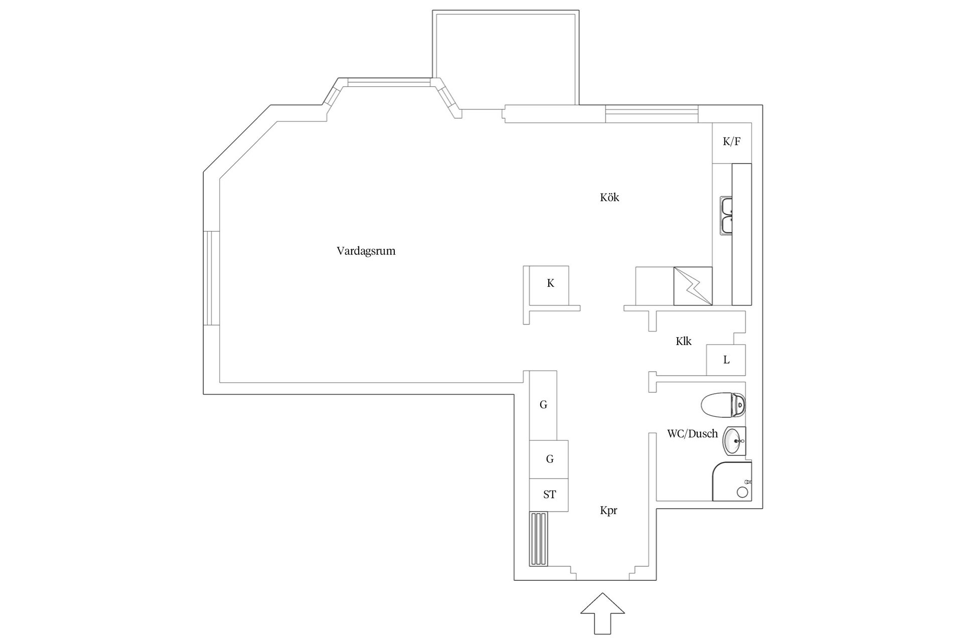 Bostadsrätt, Tollstorpsgatan 7, Tullen, Borås