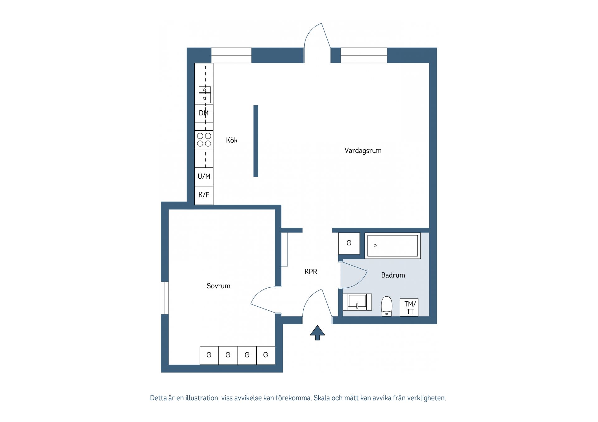 Bostadsrätt, Karl Johans gata 20, Norrmalm, Skövde