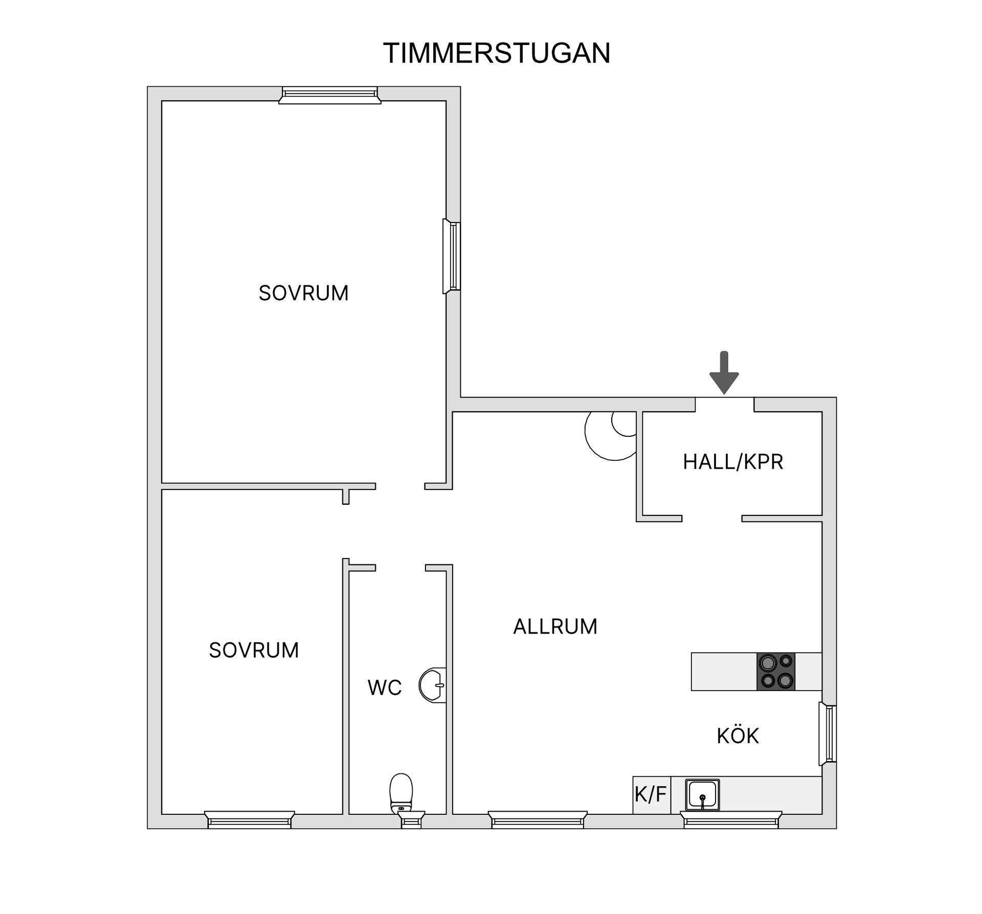 Villa, Näset 20, Vilhelmina