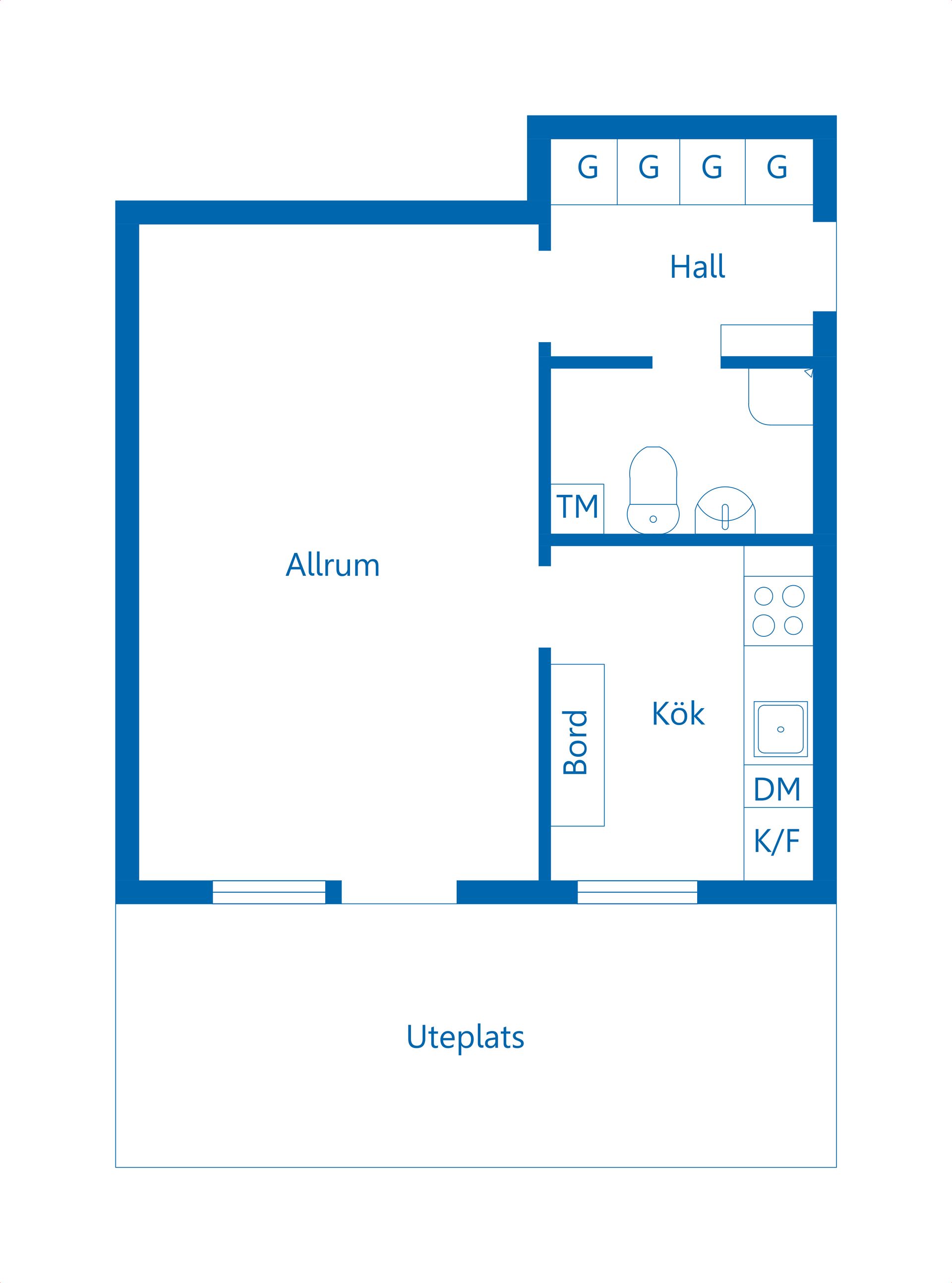 Bostadsrätt, Grindvägen 4D, Norrtälje stad - Grind, Norrtälje