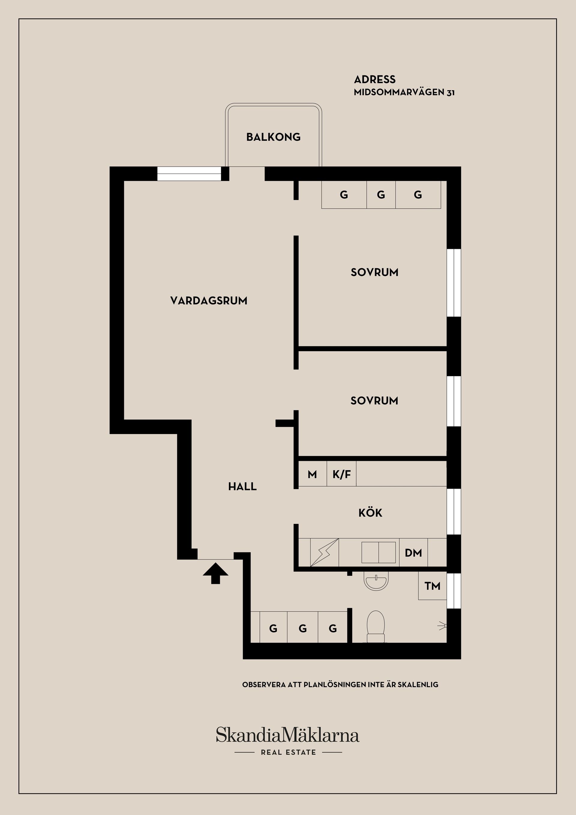 Bostadsrätt, Midsommarvägen 31, Midsommarkransen, Stockholm