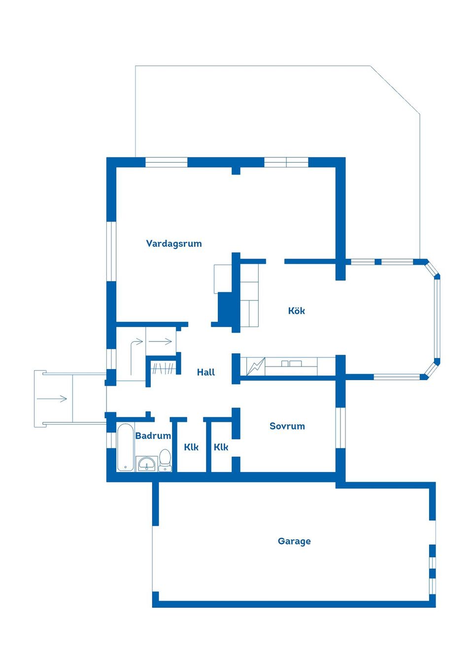 Villa, Svärdsgatan 7, Strömsbro, Gävle