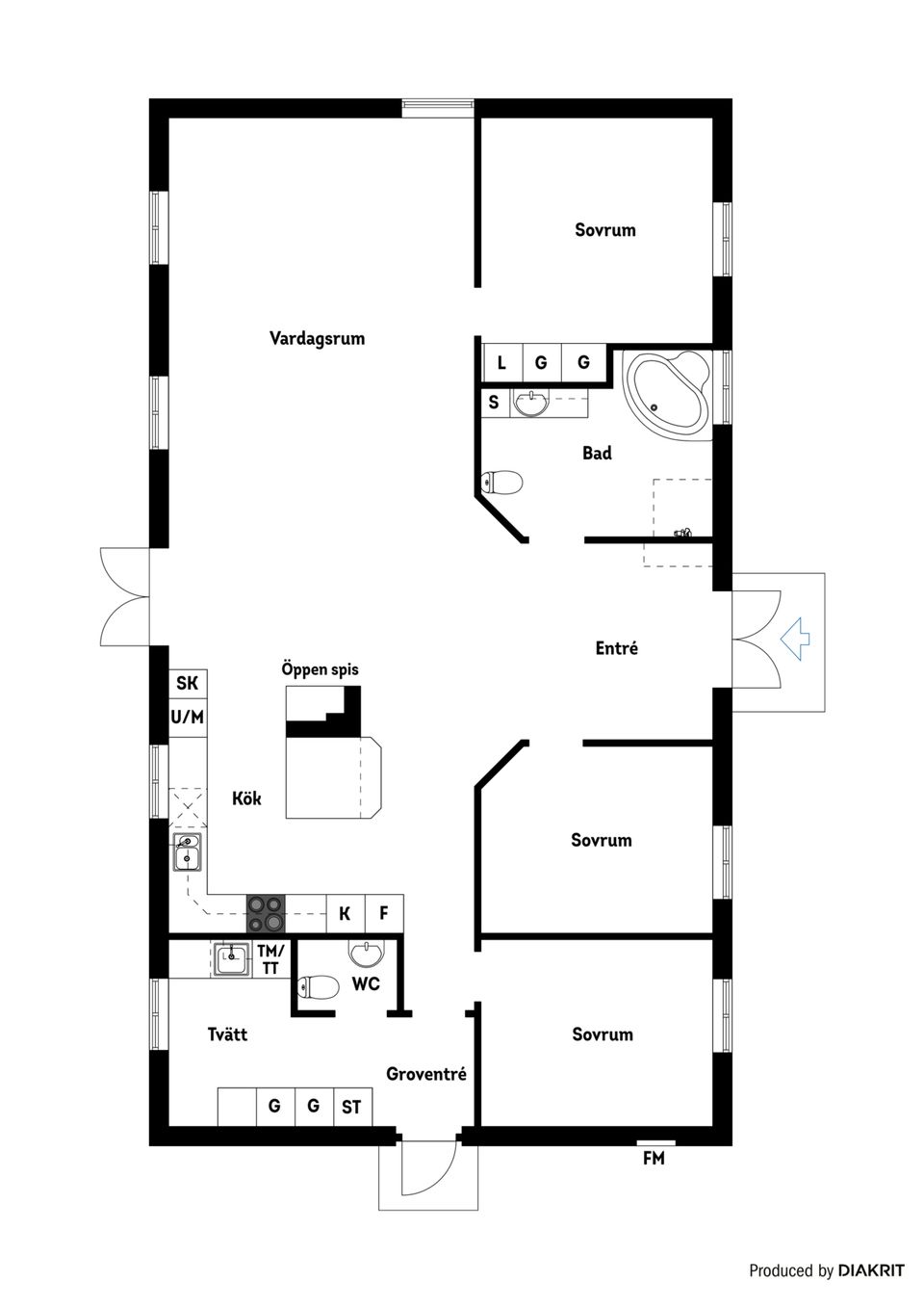 Villa, Sörby Linbacken 1, Tystberga, Nyköping