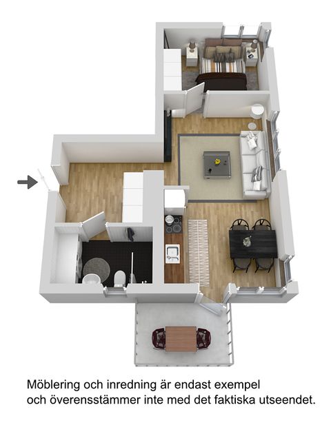 Bostadsrätt, Fogdevägen 45, 4tr, Bagarmossen, Stockholm