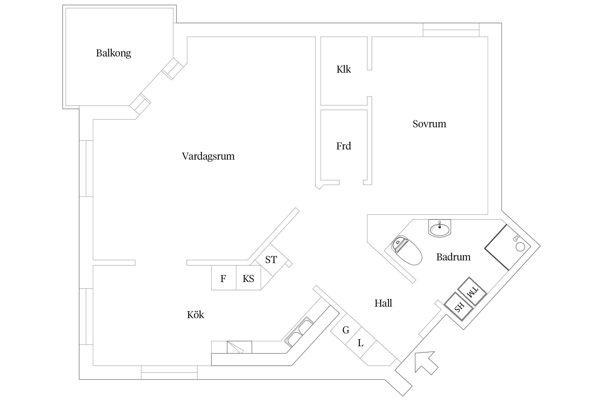 Bostadsrätt, Hyggesvägen 1B, Furulund, Partille